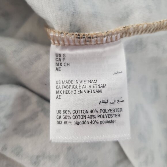 KAREN SCOTT for Macy's Leopard Print Mock-Turtleneck Top 60% cotton Size Small - Picture 6 of 6